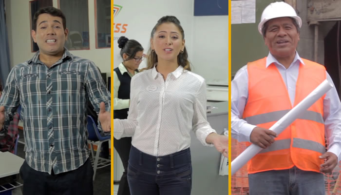 empresarios representados para video OSCE